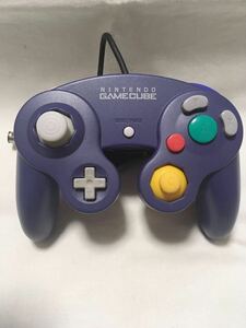 純正品　ジャンク　ニンテンドー　ゲームキューブ　コントローラー　バイオレット　Nintendo GameCube GC