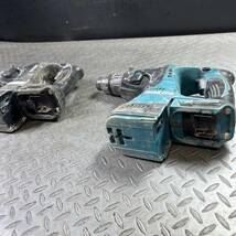 【ジャンク品】 マキタ(makita) 18V コードレスハンマドリル HR244D 不動 異音 回転 弱 Z 本体のみ 2台 はつり 穴あけ 【格安出品♪】_画像6