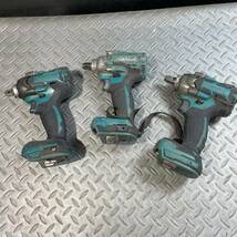 【現状品】 マキタ makita 18V 充電式 インパクトレンチ TW285D TW300D 3台セット 不動 差し込み角 締付 締め付け　【格安出品♪】_画像1