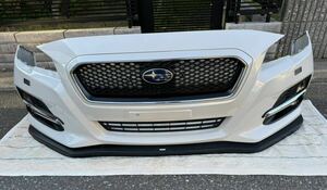 [ used * translation have ] Subaru Levorg VM front bumper K1X OP grill *STi spoiler + skirt lip set selling out!