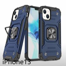 iphone13ケース カーバー TPU 可愛い　お洒落　韓国　　リング　ブルー　軽量 ケース 耐衝撃 高品質883_画像1