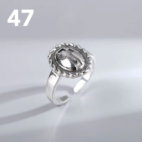 メンズ 指輪 シルバー925 おしゃれ ファッション リング 調整可能 個性的 8