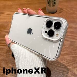 iphoneXRケース カーバー TPU 可愛い　お洒落　韓国　ホワイト　軽量 ケース 耐衝撃 671