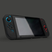 Nintendo switch 有機elモデル ケース カバー　任天堂　スイッチ 保護カバー tpu ソフトカバー　ブラック9_画像5