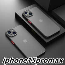 iphone15promaxケース カーバー TPU 可愛い　韓国 お洒落韓国　マット　ブラック　黒　軽量 ケース 耐衝撃 高品質296_画像1