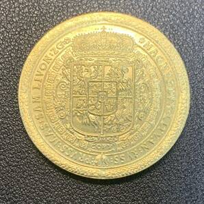 金貨 古銭 ポーランド ジグモント3世 ポーランドとスウェーデンの国王 国章 クラウン ダカット 大型 コイン 硬貨の画像1