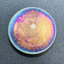 銀貨　古銭　アメリカ　1891年　自由の女神　リバティ　エ・プルリブス・ウヌム 合衆爲一　イーグル　1ドル　大型　コイン　硬貨_画像2