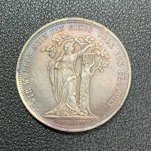 銀貨　古銭　オーストリア帝国　1868年　フランツ・ヨーゼフ1世　クラウン　射撃祭　記念幣　コイン　硬貨　貿易銀