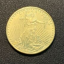金貨　古銭　アメリカ　1910年　歩く自由の女神　リバティ　イーグル　平和　権力　大型　コイン　硬貨　記念幣_画像1
