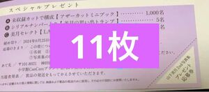 11枚　山下美月　応募券　写真集