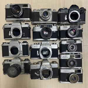 1円スタート シルバーカメラ カメラまとめ OLYMPUS PENTAX MINOLTA RICOH その他 まとめ売り　コレクター