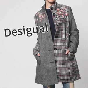 デシグアル Desigual コート　ジャケット 刺繍　y2k フェアリーコア