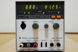 KIKUSUI PAR 80A 菊水 直流 定電圧 定電流 安定化電源