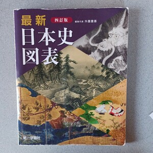 高校生教科書　最新 日本史図表 四訂版　第一学習社