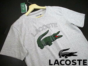 新品 未使用■ 即決　大人気！　ラコステ　ビッグワニ　デカワニ　半袖Tシャツ　クルーネック　Mサイズ　LACOSTE　リアルクロック