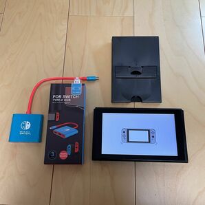 Nintendo Switch 本体のみ　！未対策機！　訳あり　純正ドックでのTV出力不可　社外品は可能　★バッテリー新品★