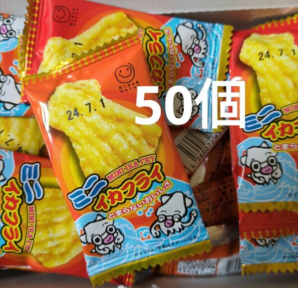 お菓子 詰め合わせ お父さん大喜び！ ちょい飲みおつまみミニイカフライ 【50コセット】 