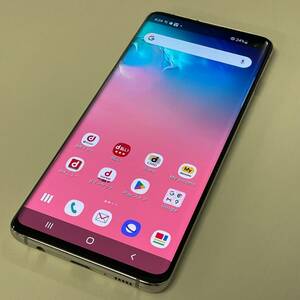 docomo SAMSUNG Galaxy S10 SC-03L プリズムホワイト (SIMロック解除済)