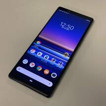 au SONY Xperia 1 SOV40 ブラック (SIMロック解除済)_画像1