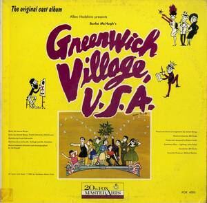 A00442858/LP/Jeanne Bargy「Greenwich Village、U.S.A. (FOX-4005・サントラ・ミュージカル)」