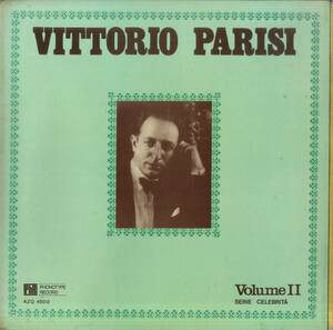 A00500692/LP/ヴィットリオ・パリージ「Vittorio Parisi Volume II (AZQ-40010・カンツォーネ・ナポリターナ)」