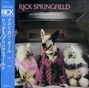 A00582185/LP/リック・スプリングフィールド (RICK SPRINGFIELD)「Success Hasnt Spoiled Me Yet (1984年・RPL-2134・来日記念盤・パワー