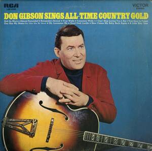 A00584049/LP/ドン・ギブソン「Sings All-Time Country Gold」