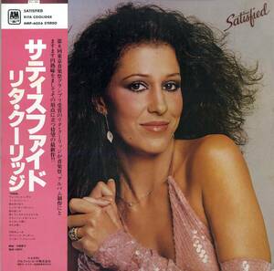 A00566444/LP/リタ・クーリッジ (RITA COOLIDGE)「Satisfied (1979年・AMP-6056・カントリーロック・ヴォーカル)」