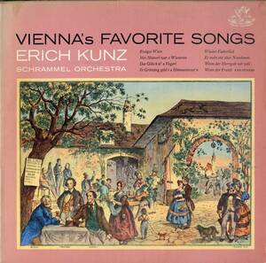 A00450131/LP/エーリッヒ・クンツ「Erich Kunz sings Viennas Favorite Songs」