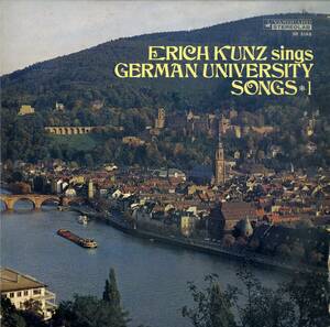 A00454125/LP/エーリッヒ・クンツ「ドイツ学生の歌(上)」
