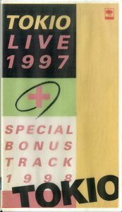 H00018447/VHSビデオ/TOKIO「TOKIO Live 1997 + Special Bonus Track 1998」