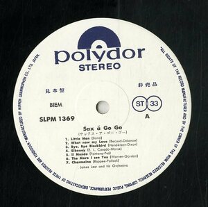 A00564675/LP/ジェイムス・ラスト楽団「Sax A Go Go サックス・ア・ゴーゴー (1967年・SLPM-1369)」
