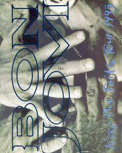 J00016235/☆コンサートパンフ/Bon Jovi「Keep The Faith Tour 1993(1993年)」