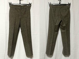 USED ★ バーバリー ★ レディース パンツ スラックス ストレート ブラウン 38