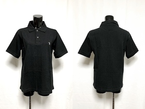 USED □ トラサルディ □ レディース ポロシャツ 半袖　コットン100％ ブラック XS