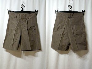 ■USED■ ミュウミュウ ■ レディース パンツ フロントリボン ハーフ丈 ブラウン サイズ42