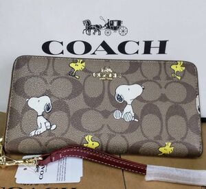 COACH　 スヌーピー＆ウッドストック　長財布