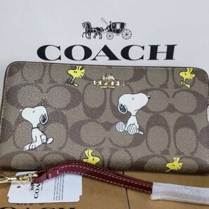 COACH　 スヌーピー＆ウッドストック　 長財布