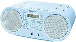 ソニー CDラジオ ZS-S40 : FM/AM/ワイドFM対応 ブルー ZS-S4