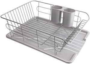  жемчуг металл посуда сушилка для посуды вода . текущий . tray есть ширина класть модель серый Ardeo H-568