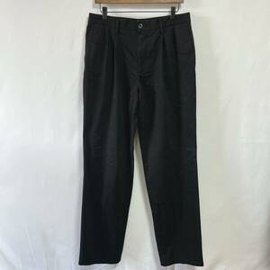 DOCKERS Docker's chinos long pants black one Point Logo embroidery Classic Fit size 32