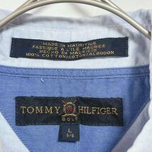 TOMMY HILFIGER トミーヒルフィガー　ボタンダウン 長袖シャツ ダンガリーシャツ　ワンポイントロゴ　サイズＬ_画像5