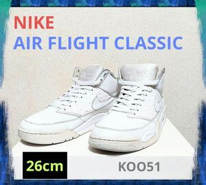 NIKE AIR FLIGHT CLASSIC ナイキ エア フライト クラシック 414967-111 26cm ホワイト 白