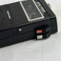 東芝 マイクロカセットレコーダー ACTAS 1400M レア70年代 レトロ 珍品 _画像6