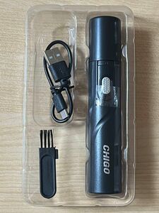 CHIGO 鼻毛カッター メンズ usb 充電式 新品 ②