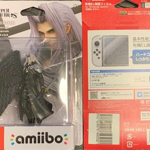 amiibo セフィロス　保護カバー付き