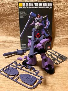 機動戦士ガンダム【HG/リック・ドム】プラモデル【現状品/説明書付属】【素組み/完成品】値引き不可