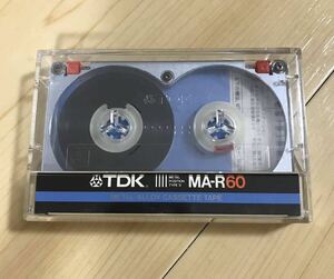 カセットテープ TDK MA-R60 metal 当時物 レア レトロ 廃盤 メタル ツメあり 昭和レトロ Cassette Type 昭和 貴重 