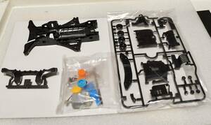  Mini 4WD FM-A chassis center metallic gray *A parts black + metal fittings complete set gear ratio 3.5