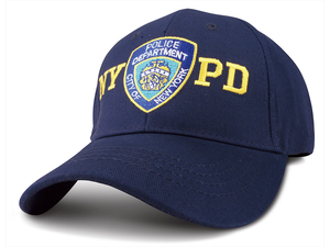ニューヨーク市警察 NYPD キャップ 帽子　POLICE キャップ 帽子 ベースボールキャップ メンズキャップ ワンサイズフリー ネイビー